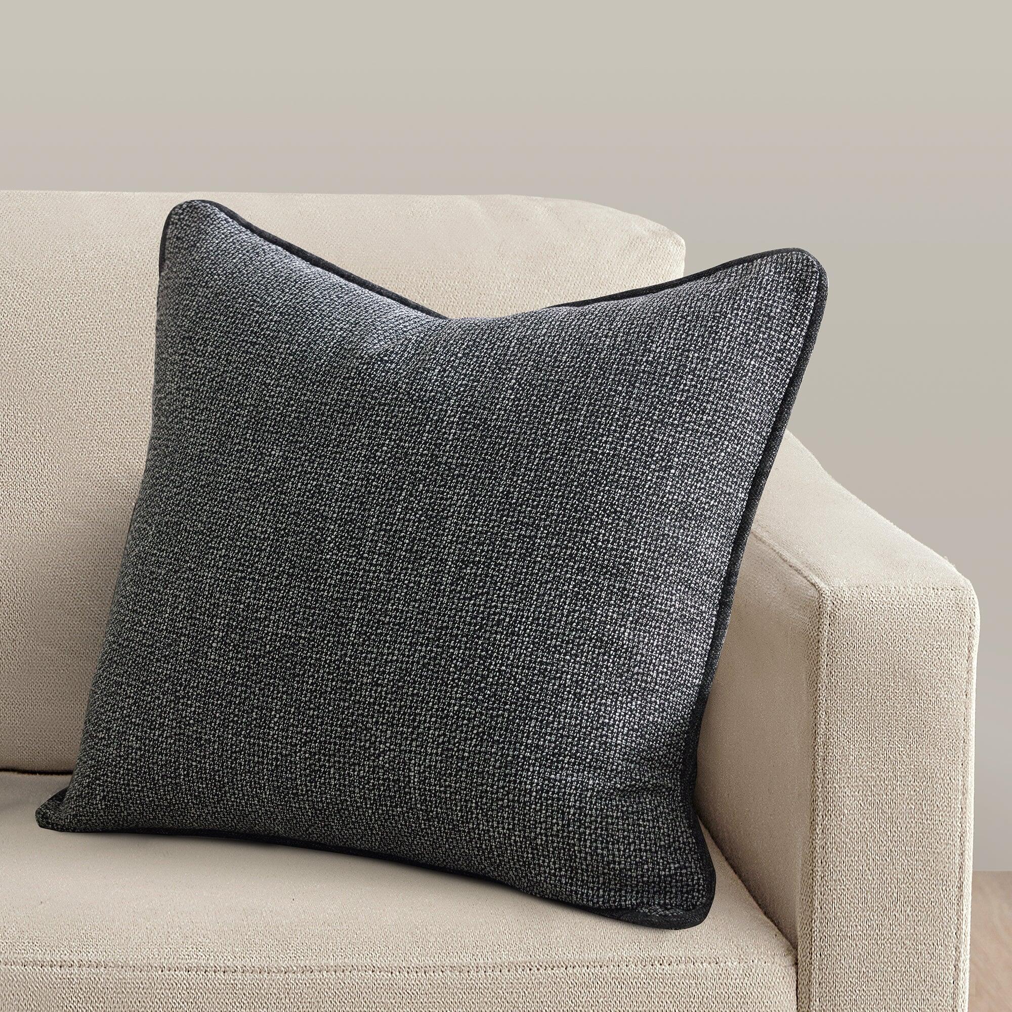 HiEnd Accents Tweed Textured Euro Sham, , rollover