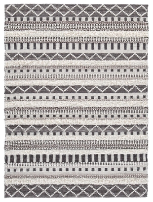Karalee 5' x 7' Rug, Ivory/Brown, large