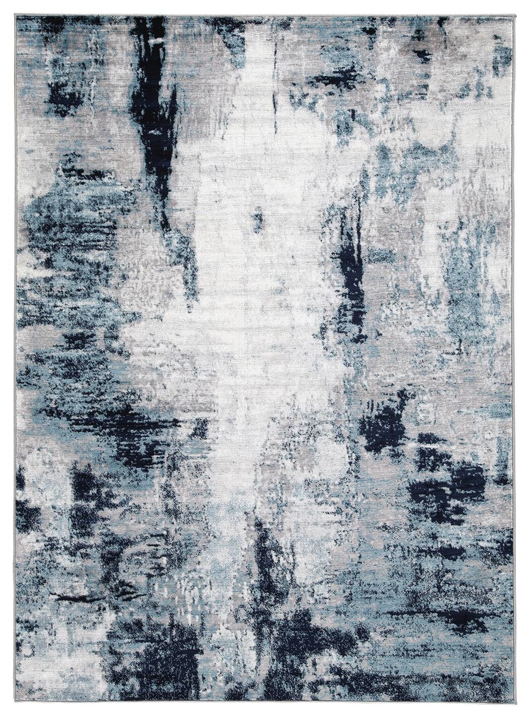 Leonelle 5'3" x 7'3" Rug, Cream/Blue/Gray, large