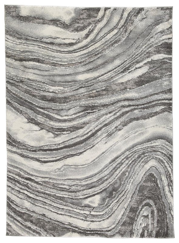 Wysdale 5'3" x 7'3" Rug, Ivory/Gray