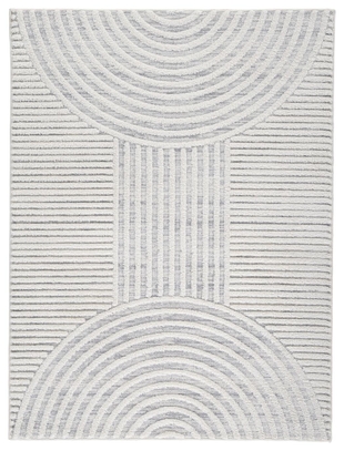 Lambworth 7'10" x 10' Rug, Gray/Cream, large