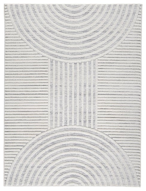 Lambworth 7'10" x 10' Rug, Gray/Cream