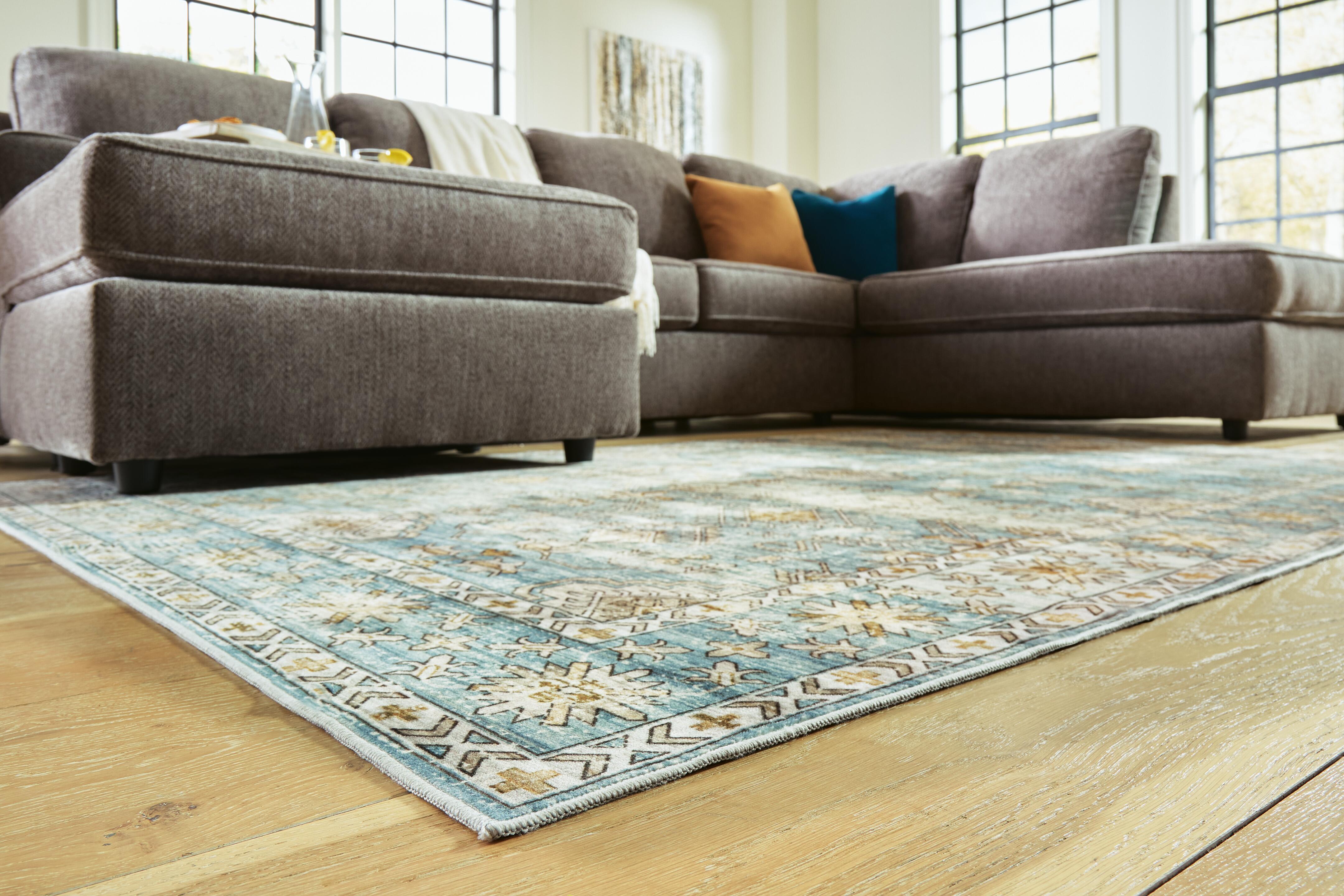 Harwins 5'1" x 7' Washable Rug, , large