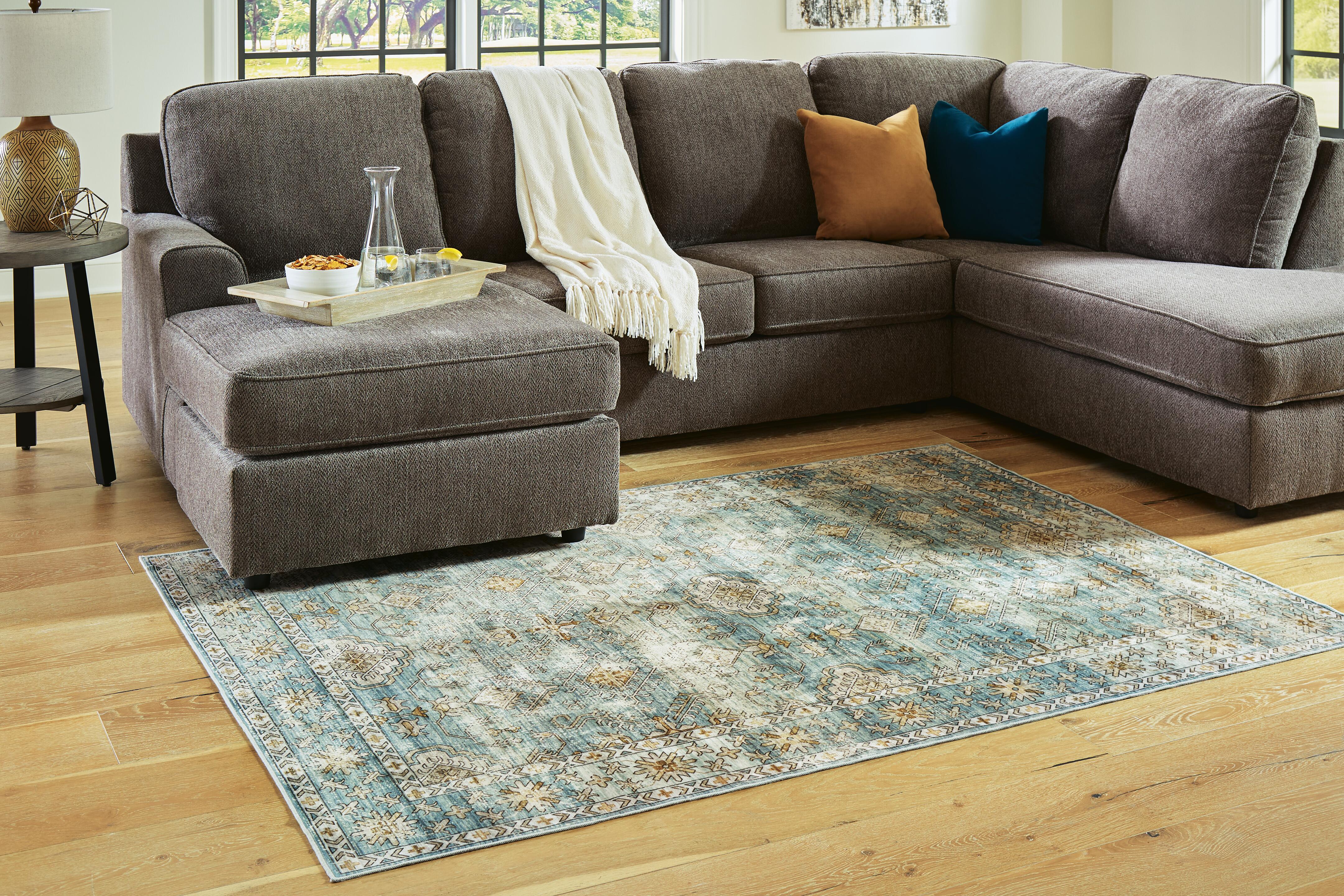 Harwins 5'1" x 7' Washable Rug, , rollover