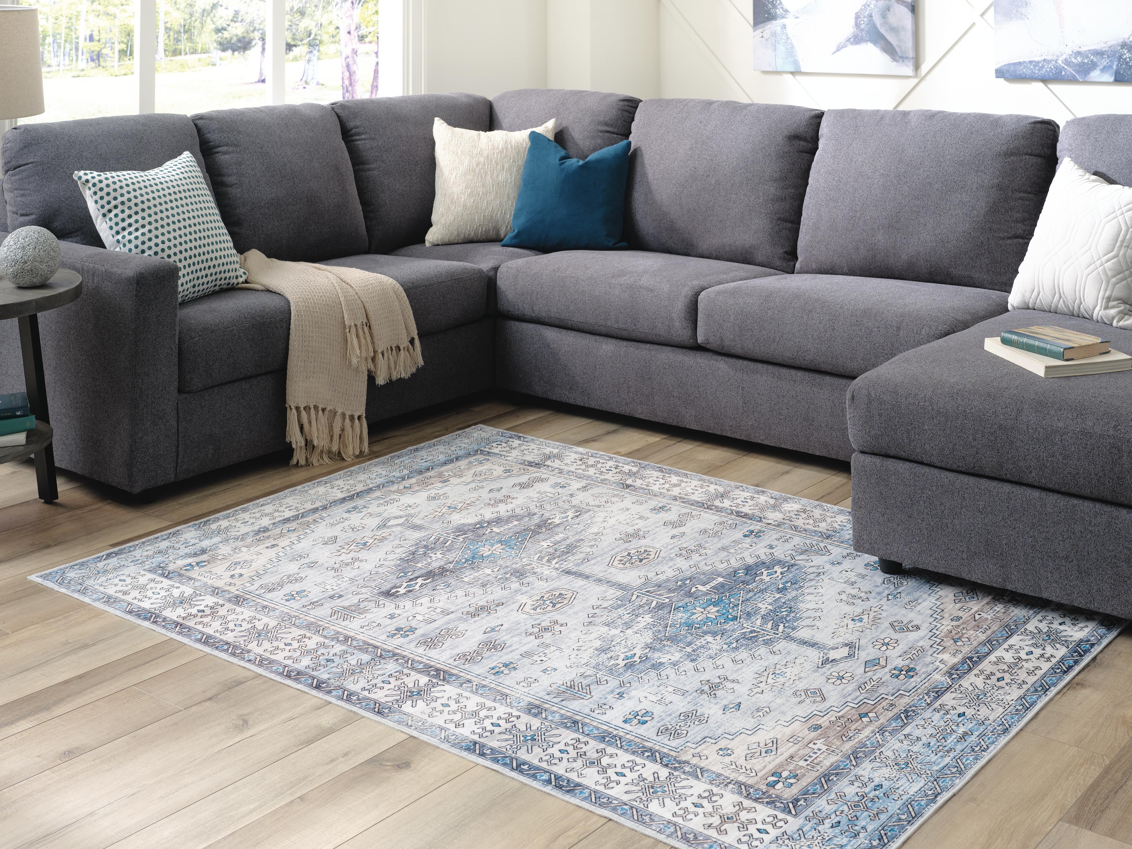 Hebruns 5' x 7' Washable Rug, , rollover