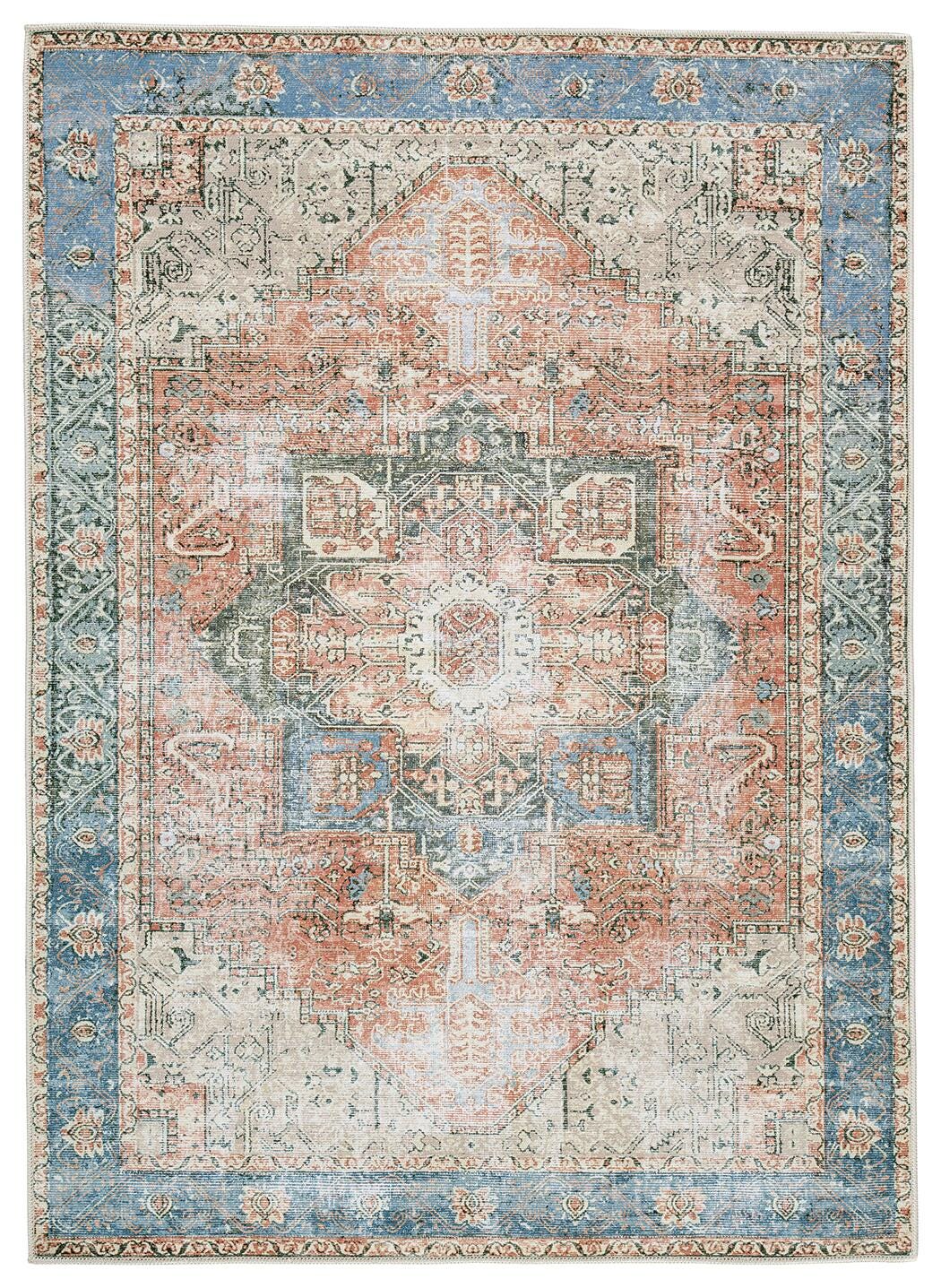 Hartton 5'2" x 7'1" Rug, Multi, large