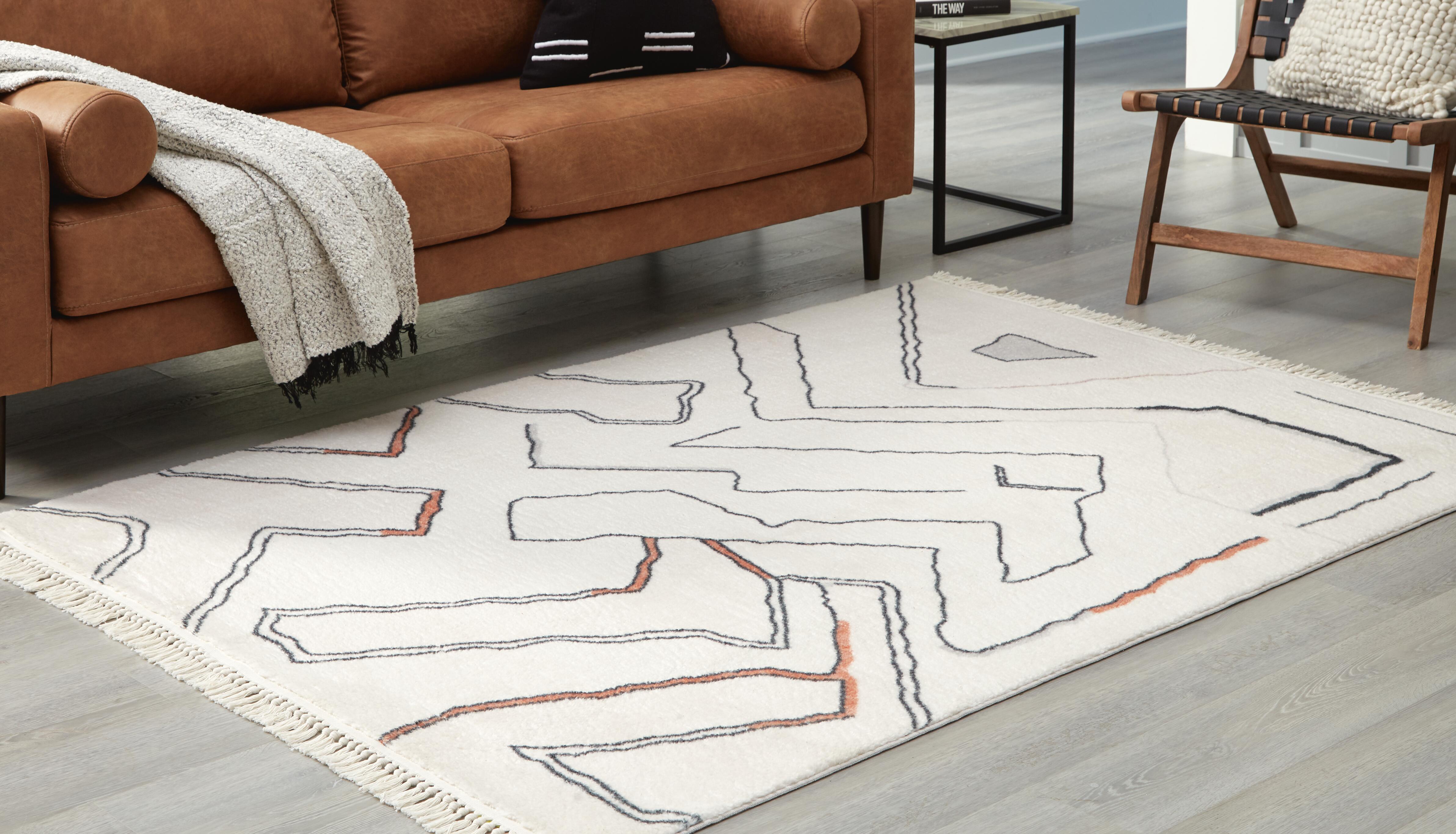 Cadeworth 7'6" x 11'1" Washable Rug, Multi, rollover