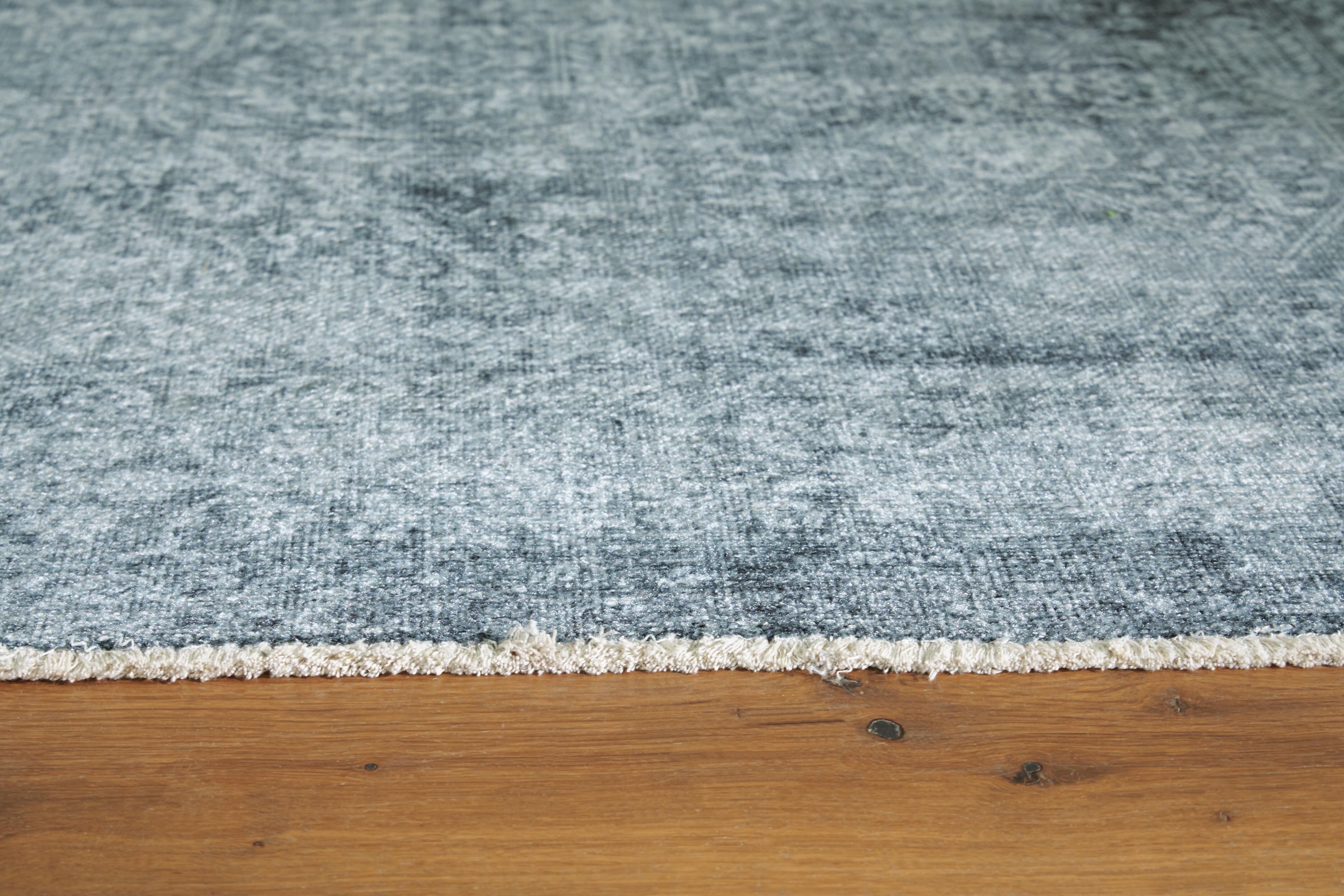 Rhysill 8' x 10' Rug, Teal, large