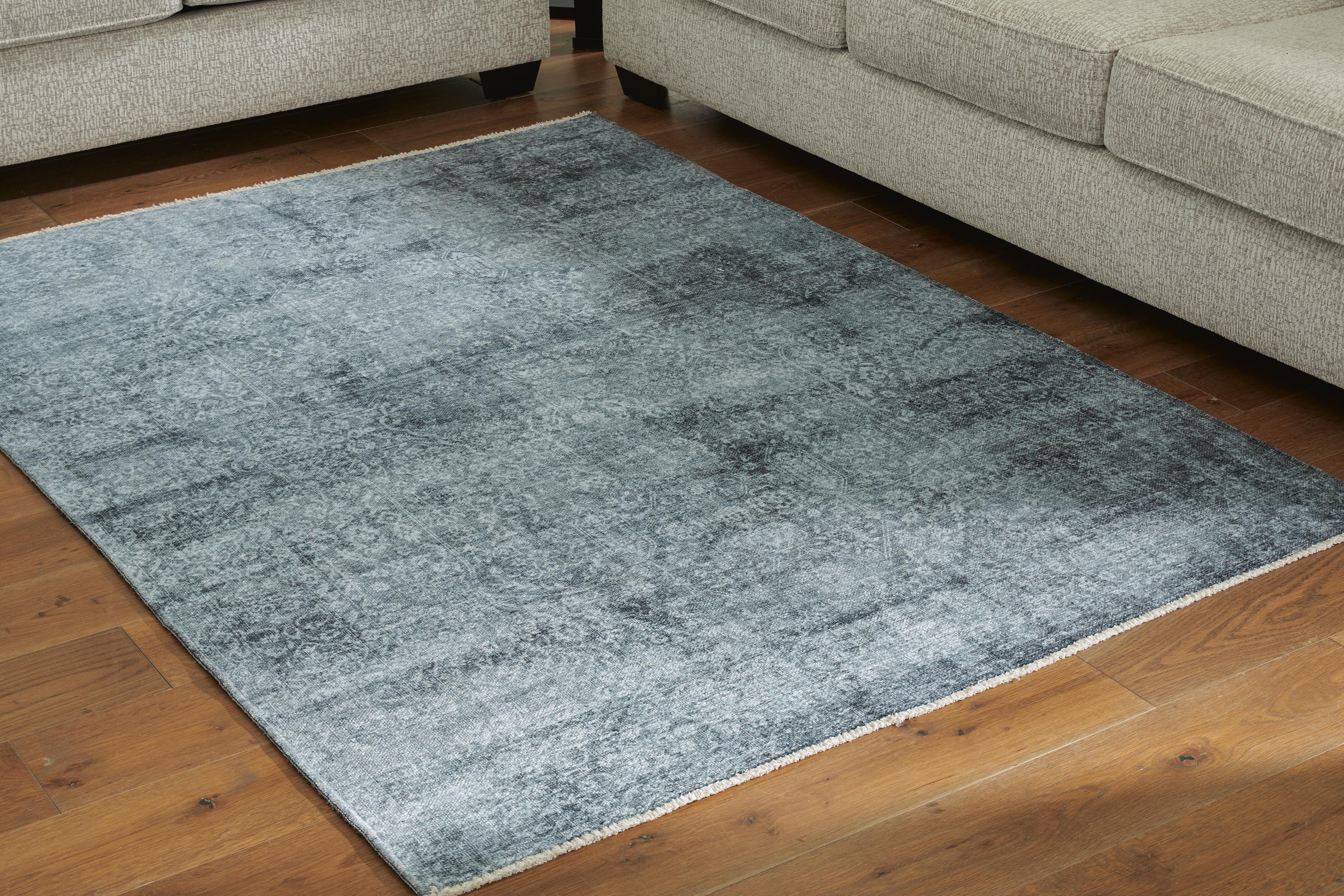 Rhysill 8' x 10' Rug, Teal, rollover