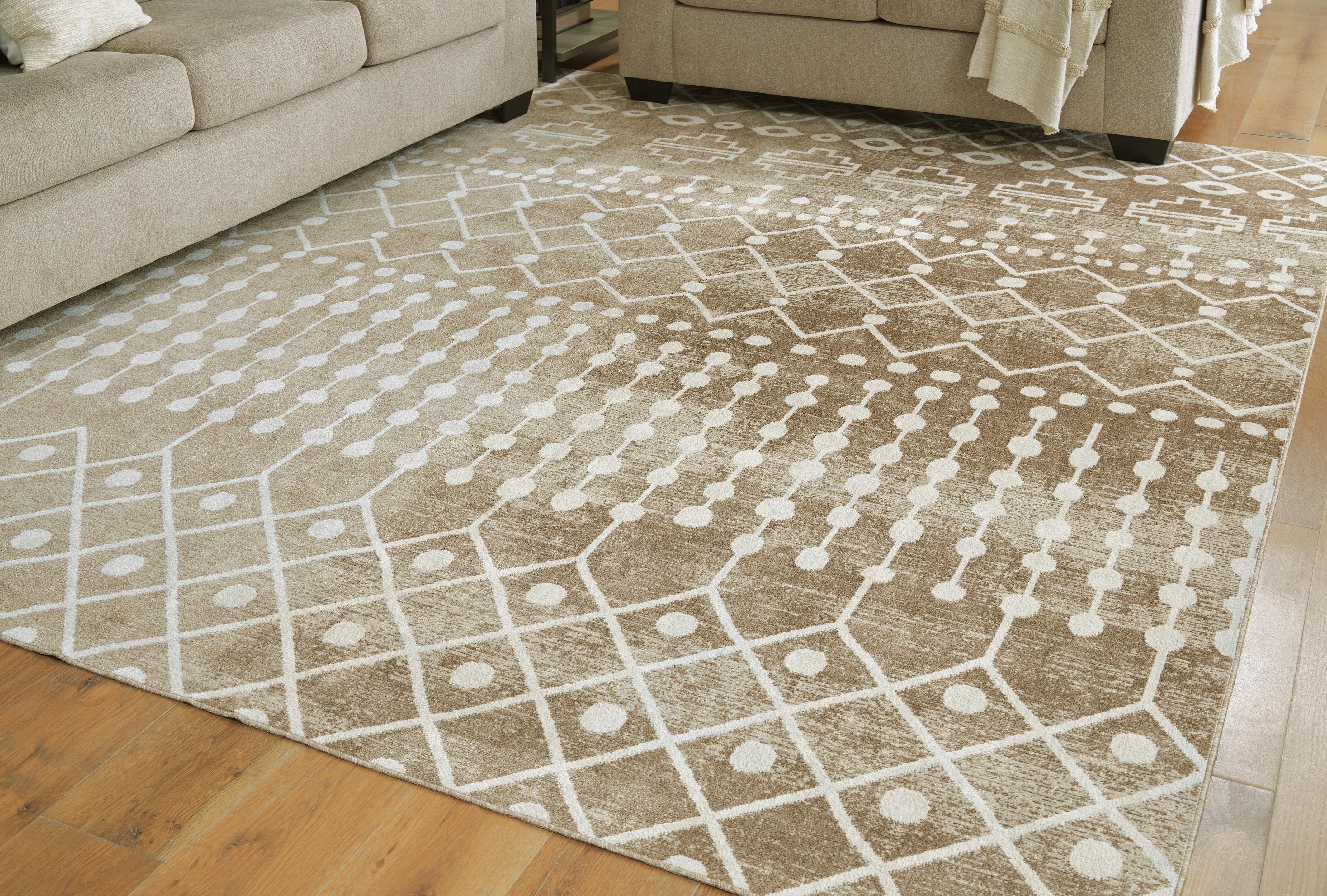 Bunchly 7'10" x 10'3" Washable Rug - image 1