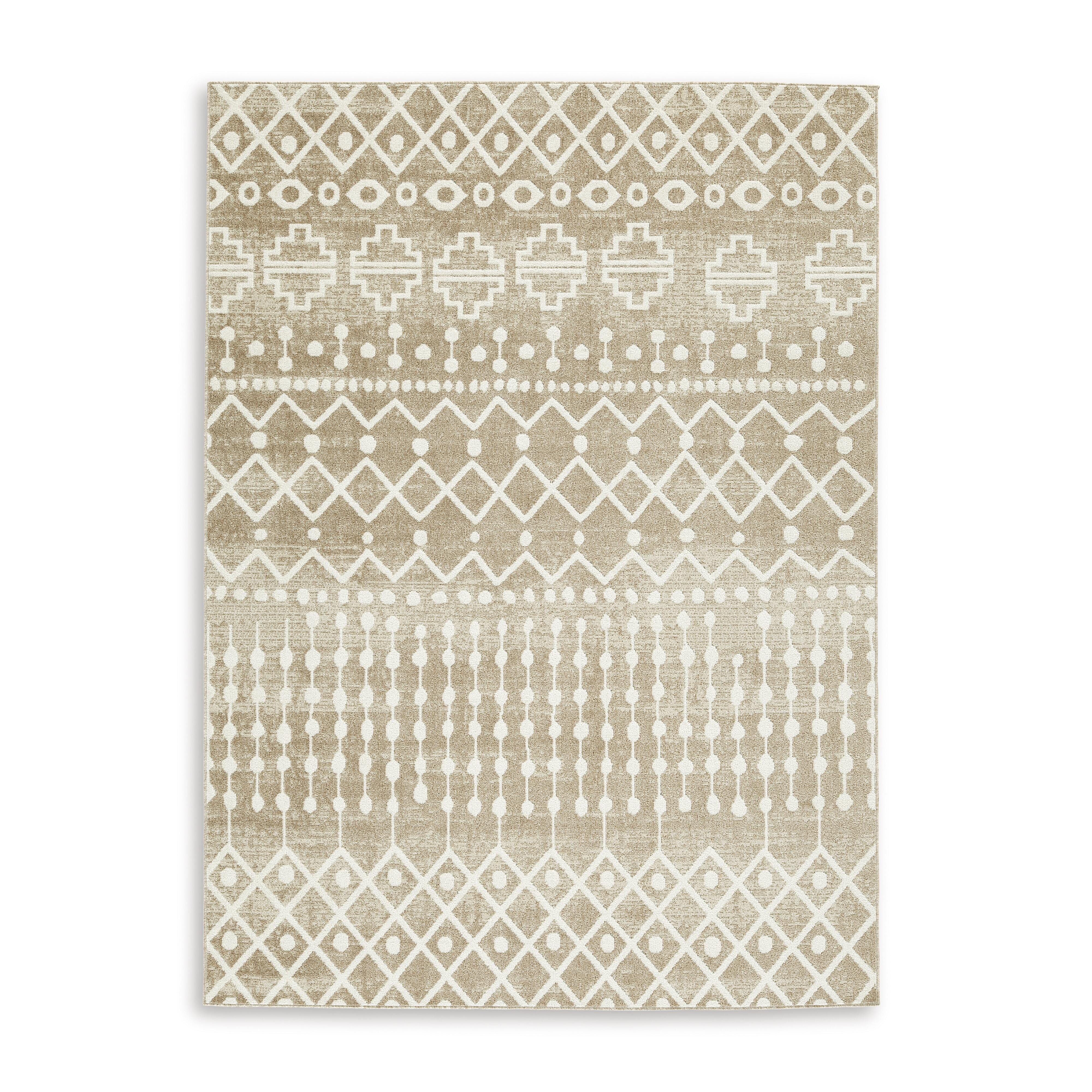 Bunchly 4'11" x 7'2" Washable Rug, , large