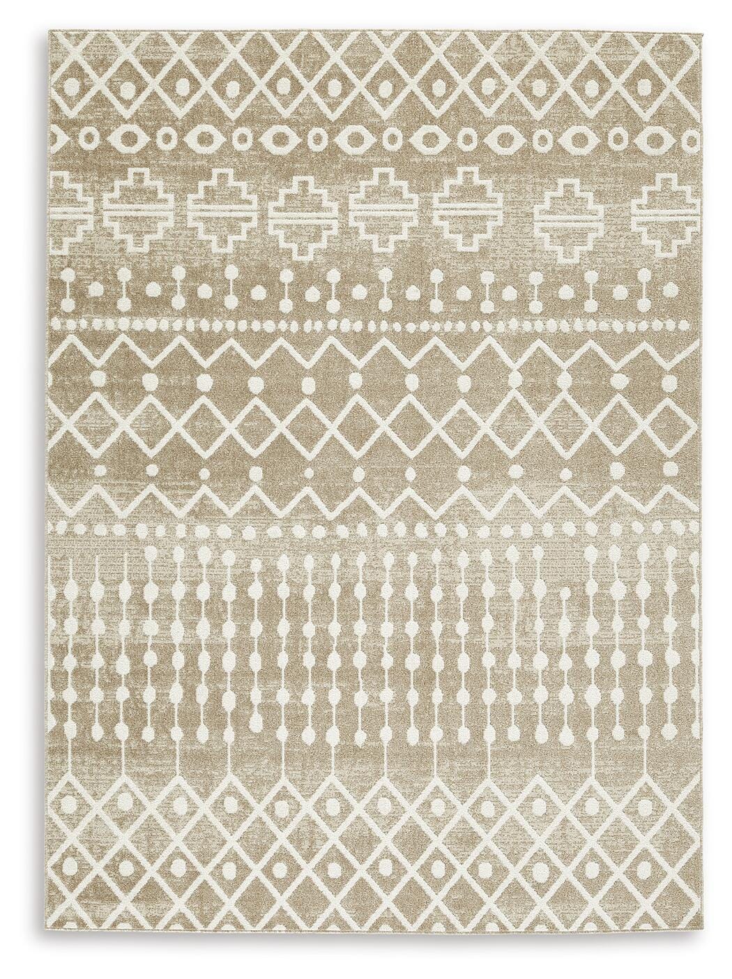 Bunchly 4'11" x 7'2" Washable Rug - image 2