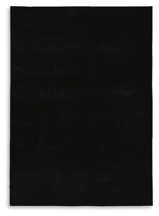 Anaben 8' x 10'1" Washable Rug, Black, large