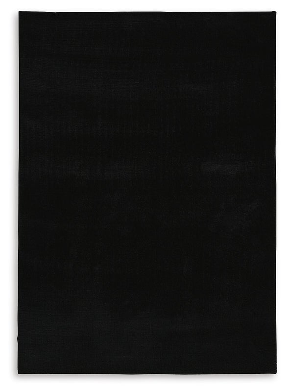 Annaben 8' x 10' Washable Rug, Black