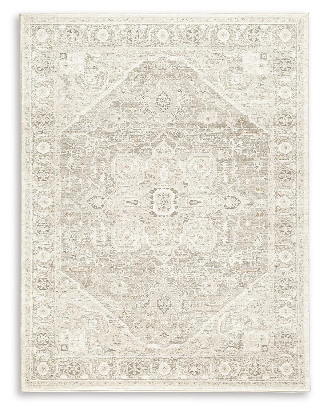 Gatwell 8' x 10' Rug, Ivory/Gray/Tan, large