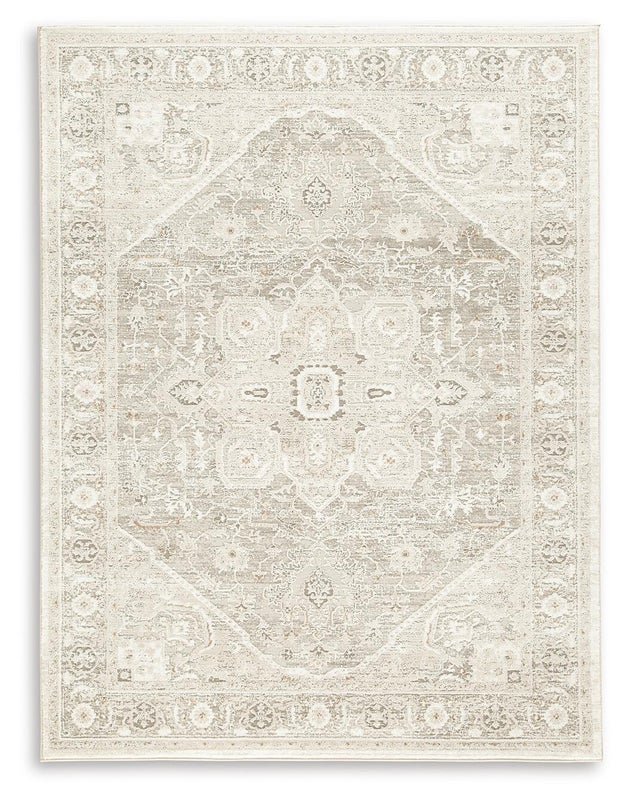 Gatwell 8' x 10' Rug, Ivory/Gray/Tan
