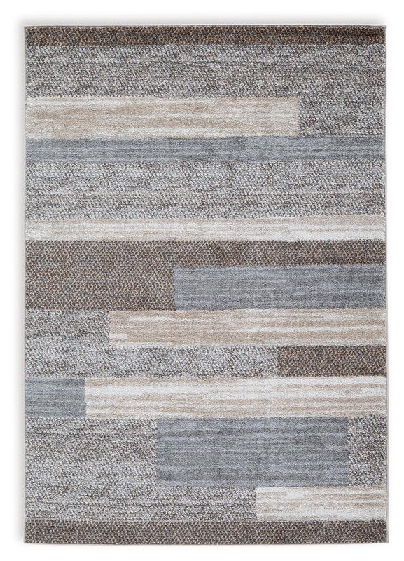Sethburn 8' x 10' Rug, Cream/Brown/Gray