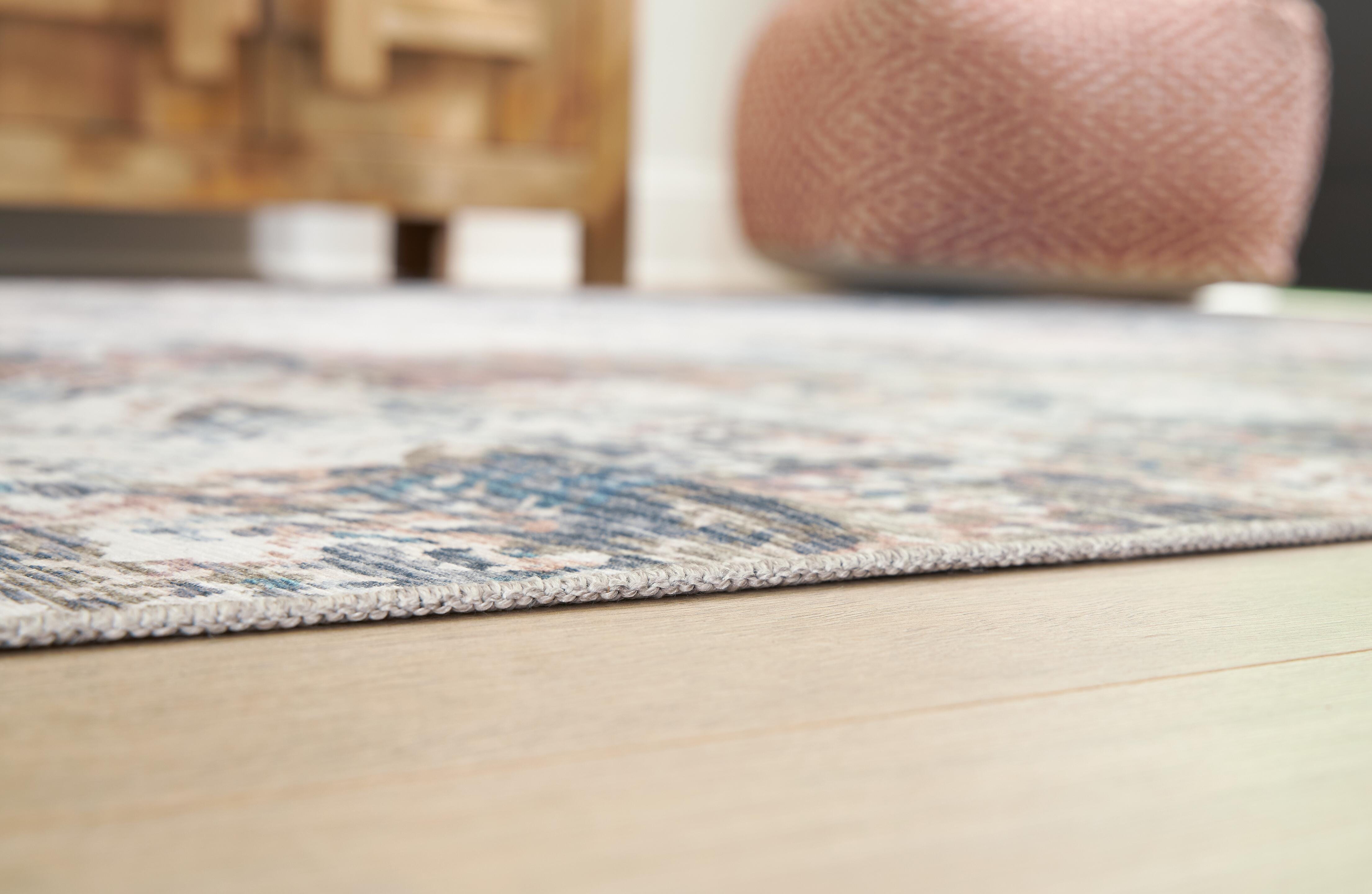 Willbertal 5'2" x 7' Washable Rug, Multi, large