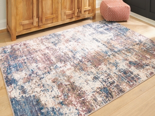 Willbertal 5'2" x 7' Washable Rug, Multi, rollover