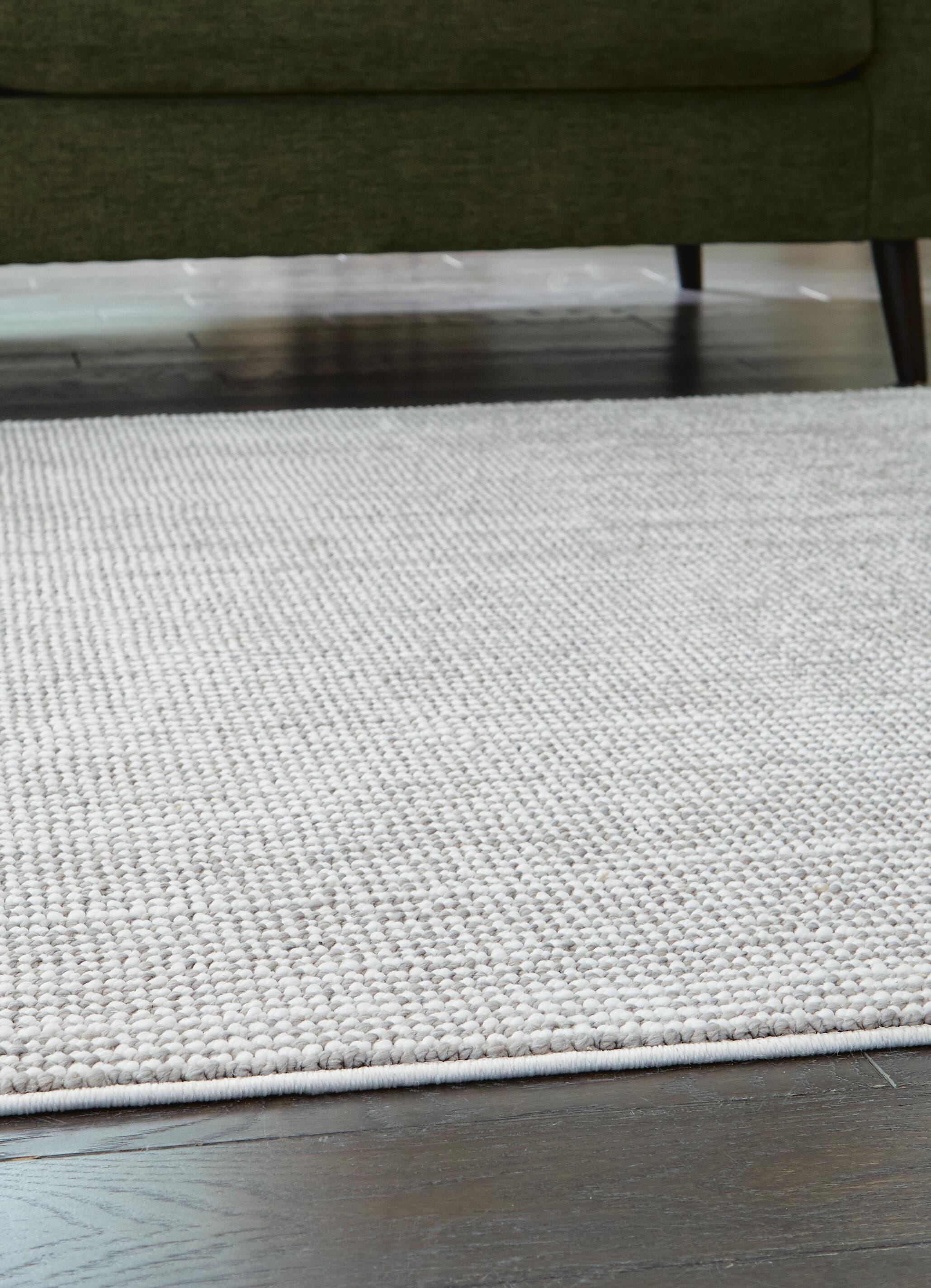 Eduring 5' x 7' Rug, Ivory/Taupe, large