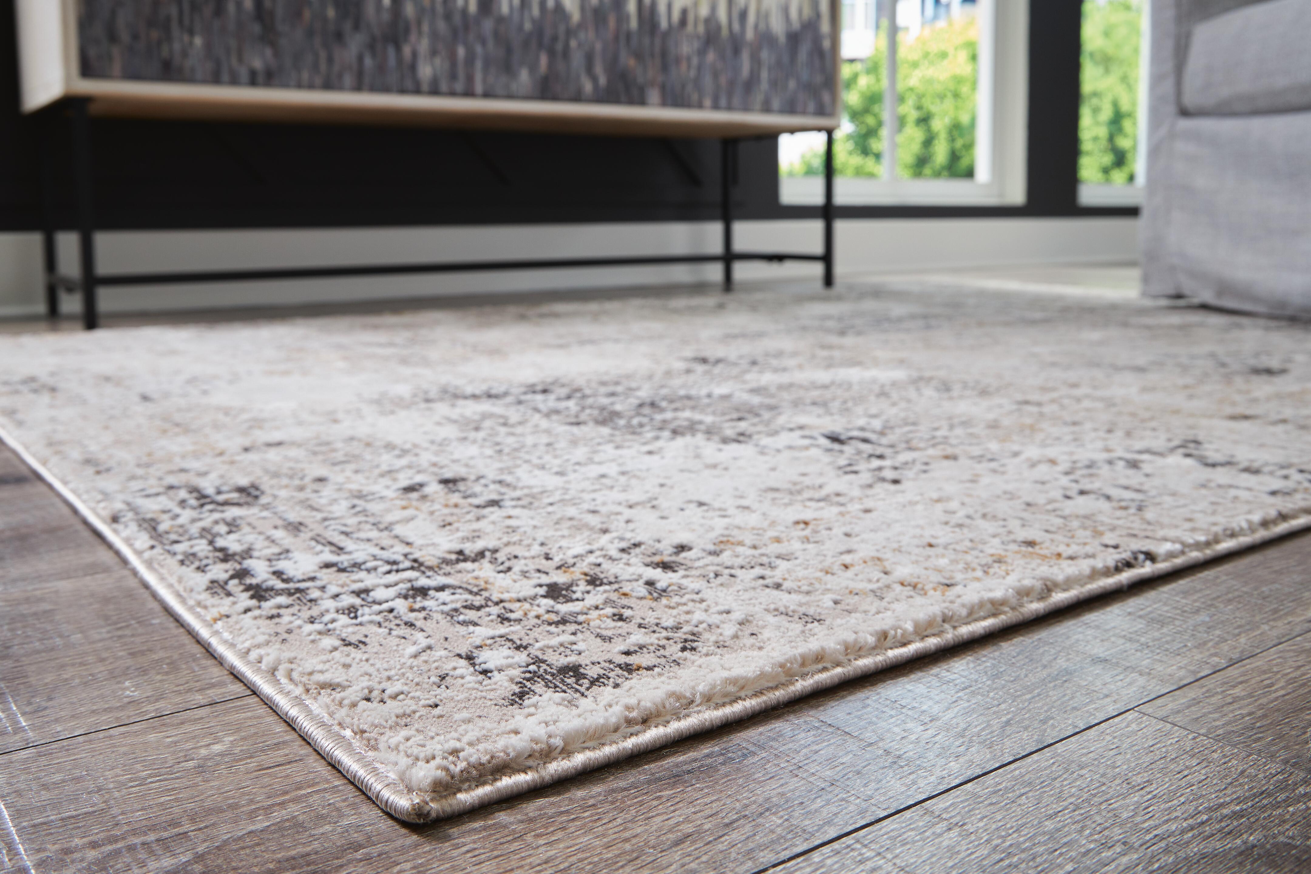 Elaning 8' x 10' Rug, Black/Gray/Cream, rollover