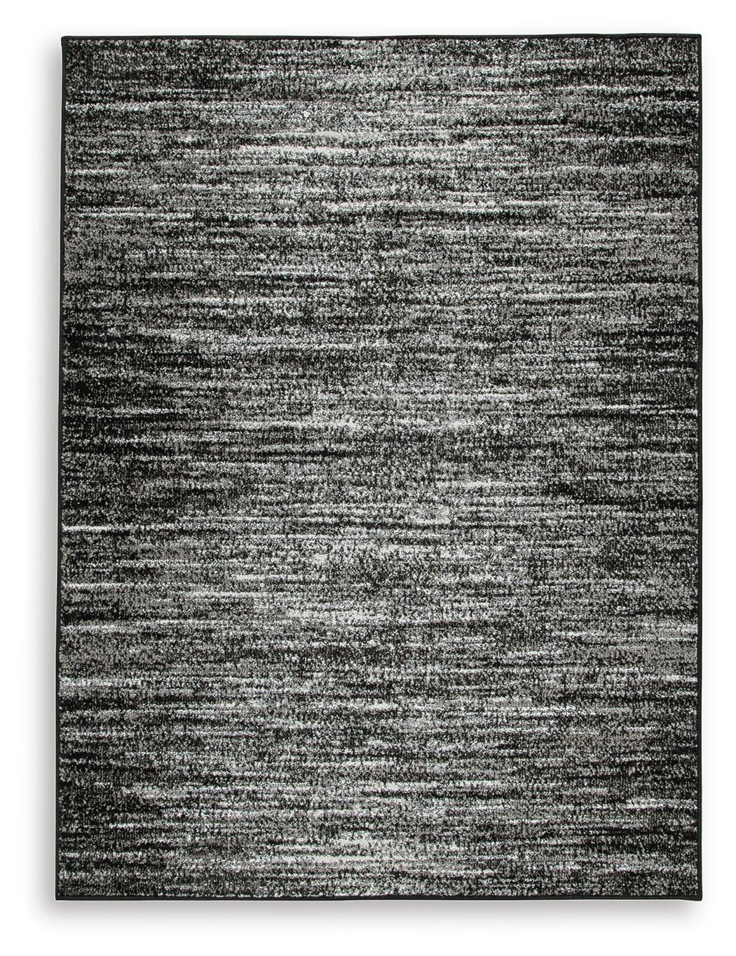 Abageal 5' x 7' Rug, Black/White, large