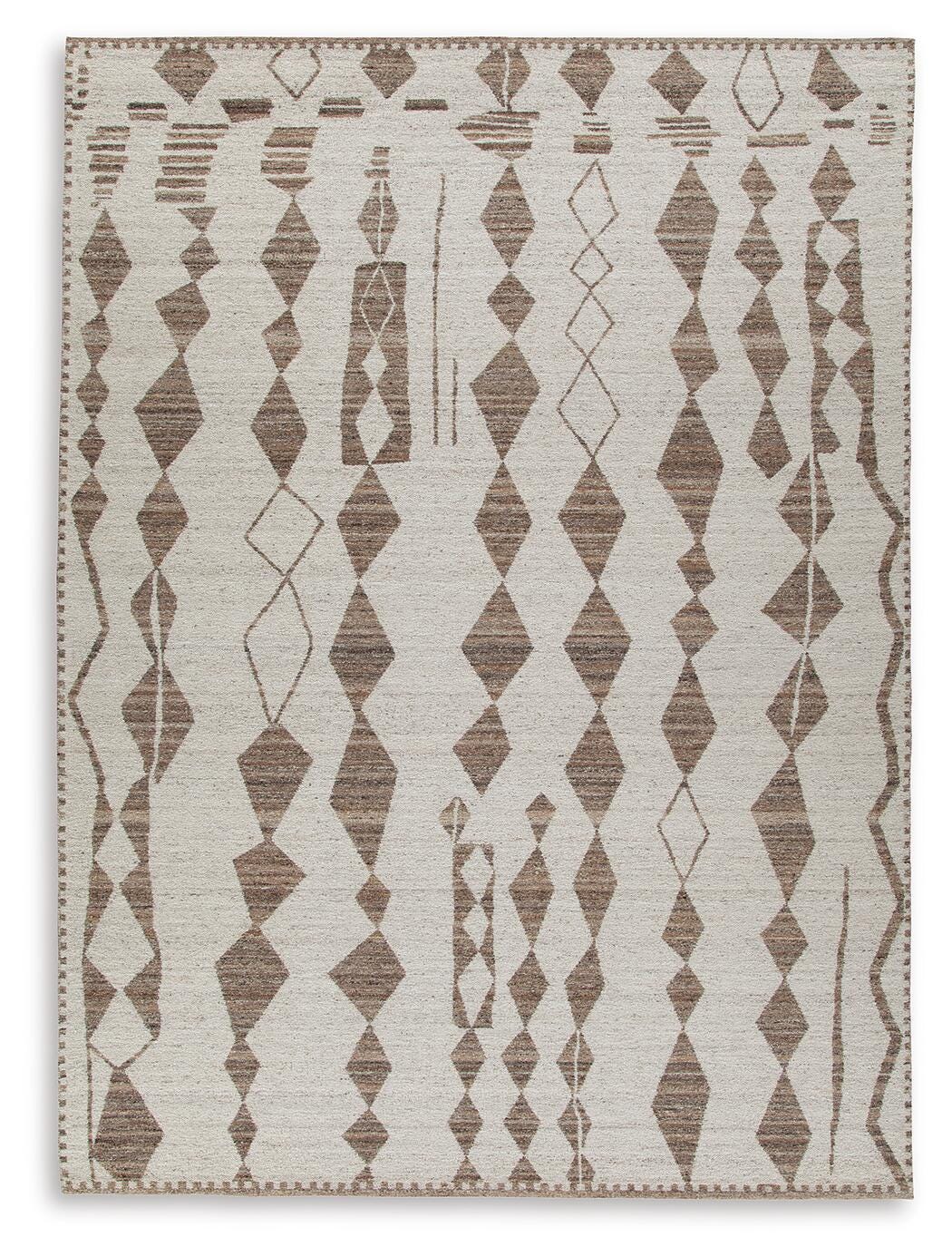 Brettler 10' x 14' Rug, Beige/Brown, large