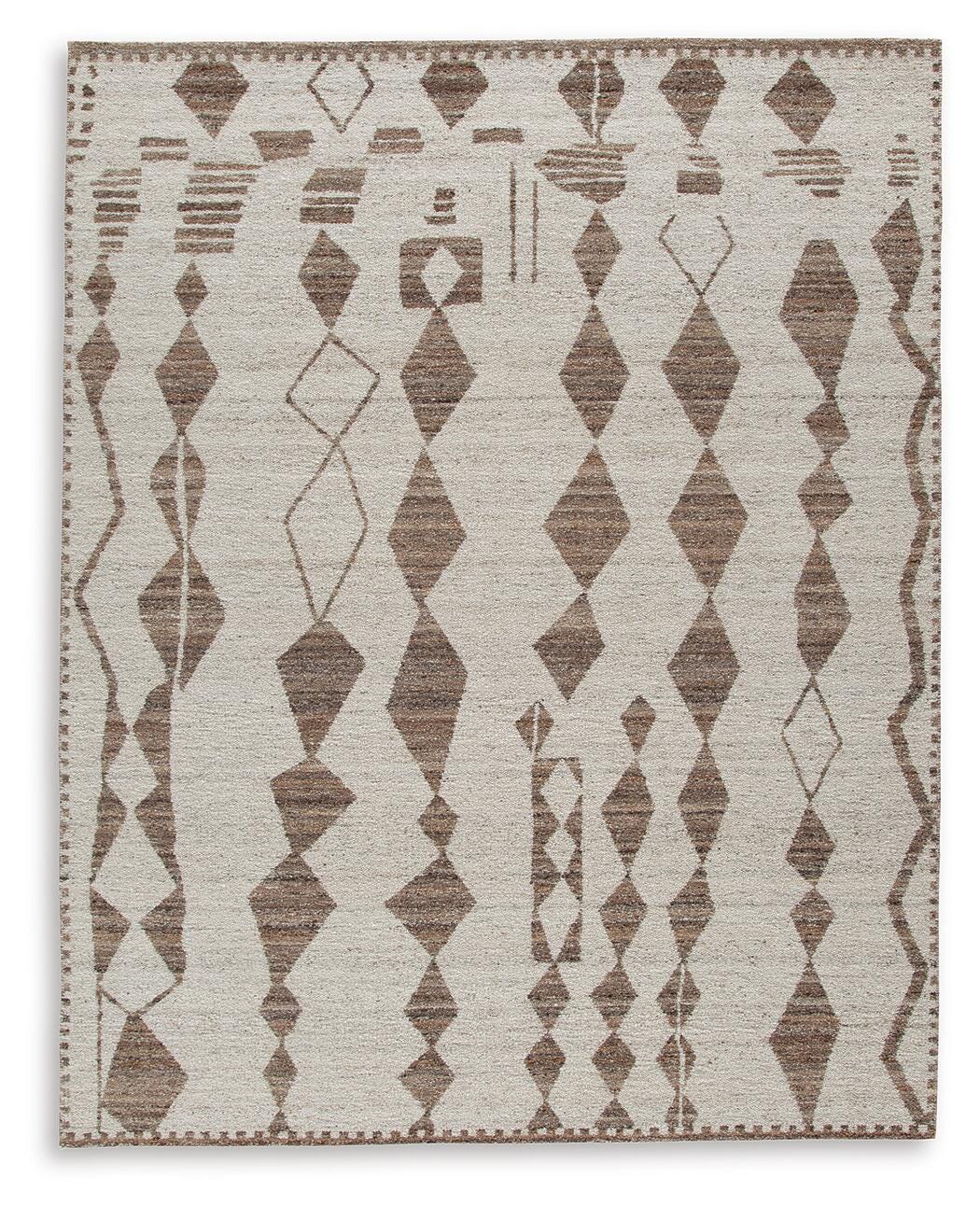 Brettler 8' x 10' Rug, Beige/Brown, large