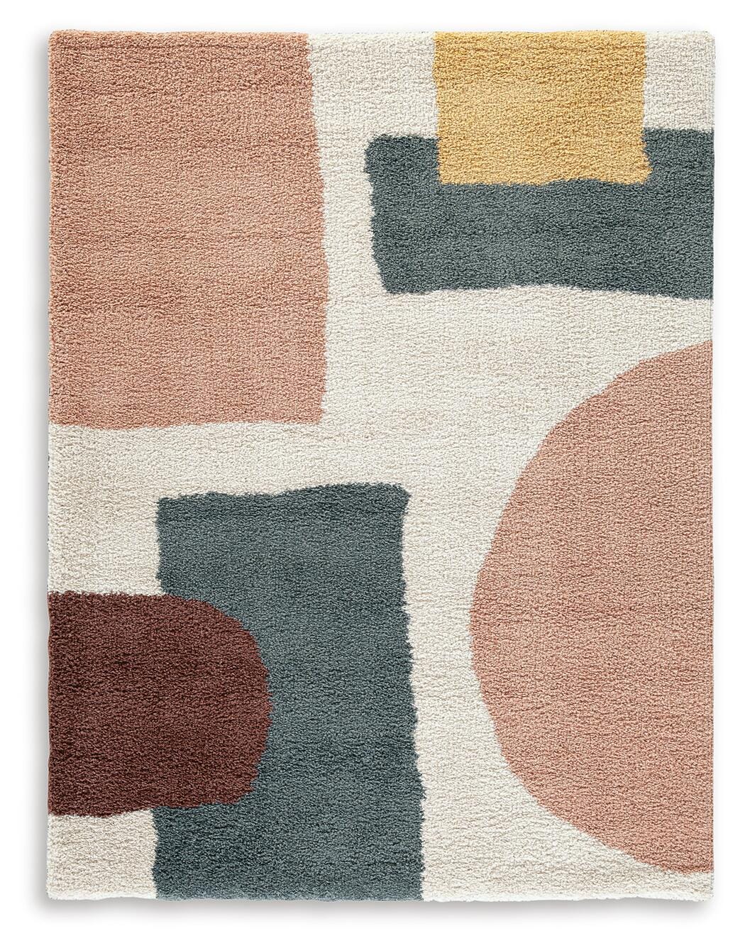 Flynnwick 8' x 10' Rug, Cream/Pink/Gray, large