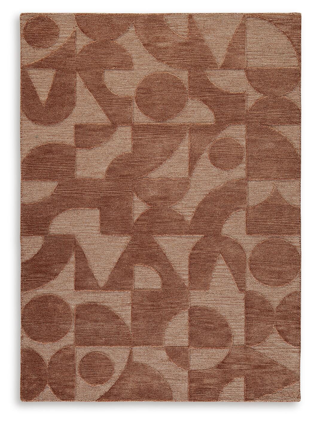 Perrenton 8' x 10' Rug, Clay, large