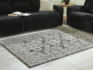 Glennisman Large Rug, Black/Gray/Ivory, rollover