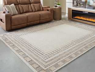 Idaman Large Rug, Taupe/Brown, rollover