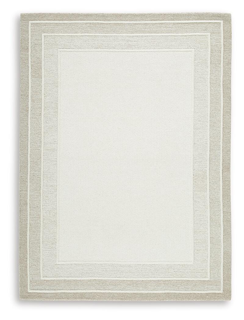 Teelgan Medium Rug, Ivory/Tan, large
