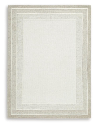 Teelgan Medium Rug, Ivory/Tan, large