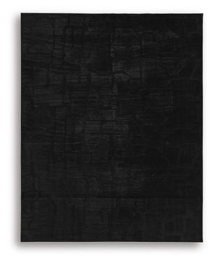 Gibbswell Washable 8' x 10' Area Rug, Black, large