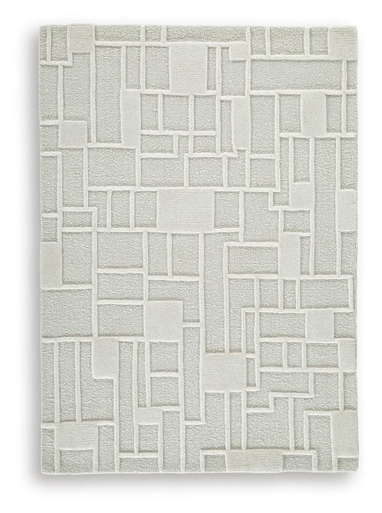 Empriss 5' x 7' Area Rug, Ivory, large