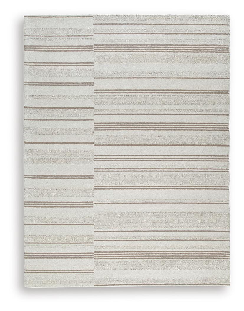 Gadence 7'8" x 10' Area Rug, Ivory/Tan, large