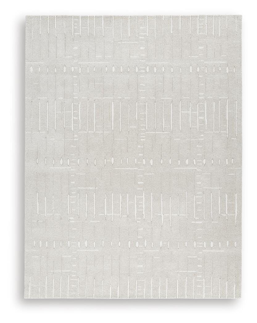 Wolbert 7'8" x 10' Area Rug, Tan/Ivory, large