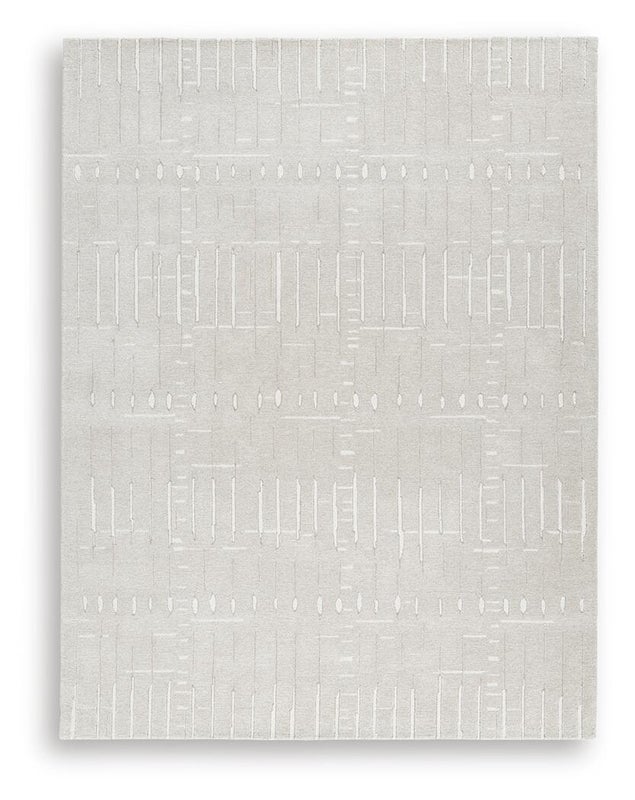 Wolbert 7'8" x 10' Area Rug, Tan/Ivory