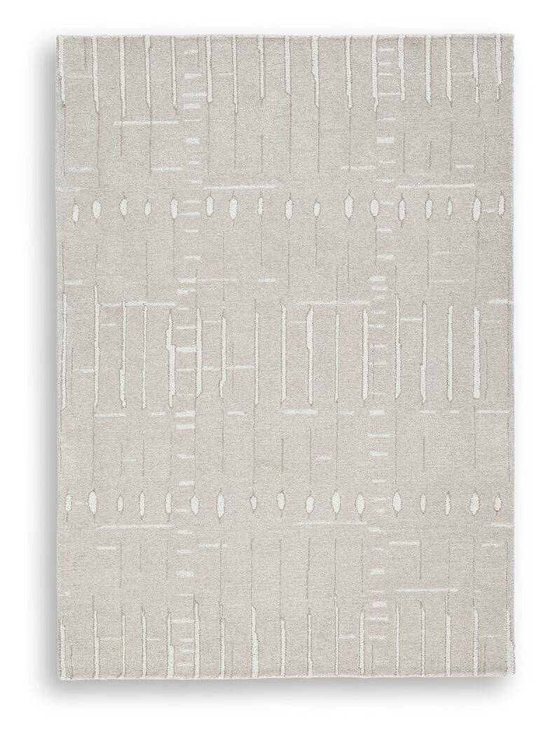 Wolbert 5' x 7' Area Rug, Tan/Ivory, large
