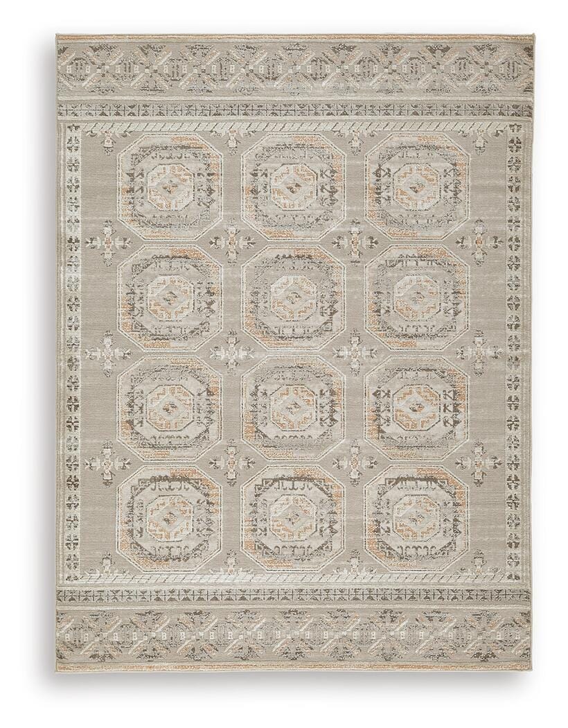Bachby 5'3" x 7' Area Rug, Multi, large