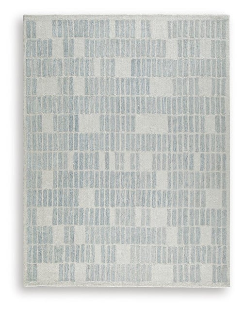 Dylanton 7'8" x 10' Area Rug, Ivory/Blue
