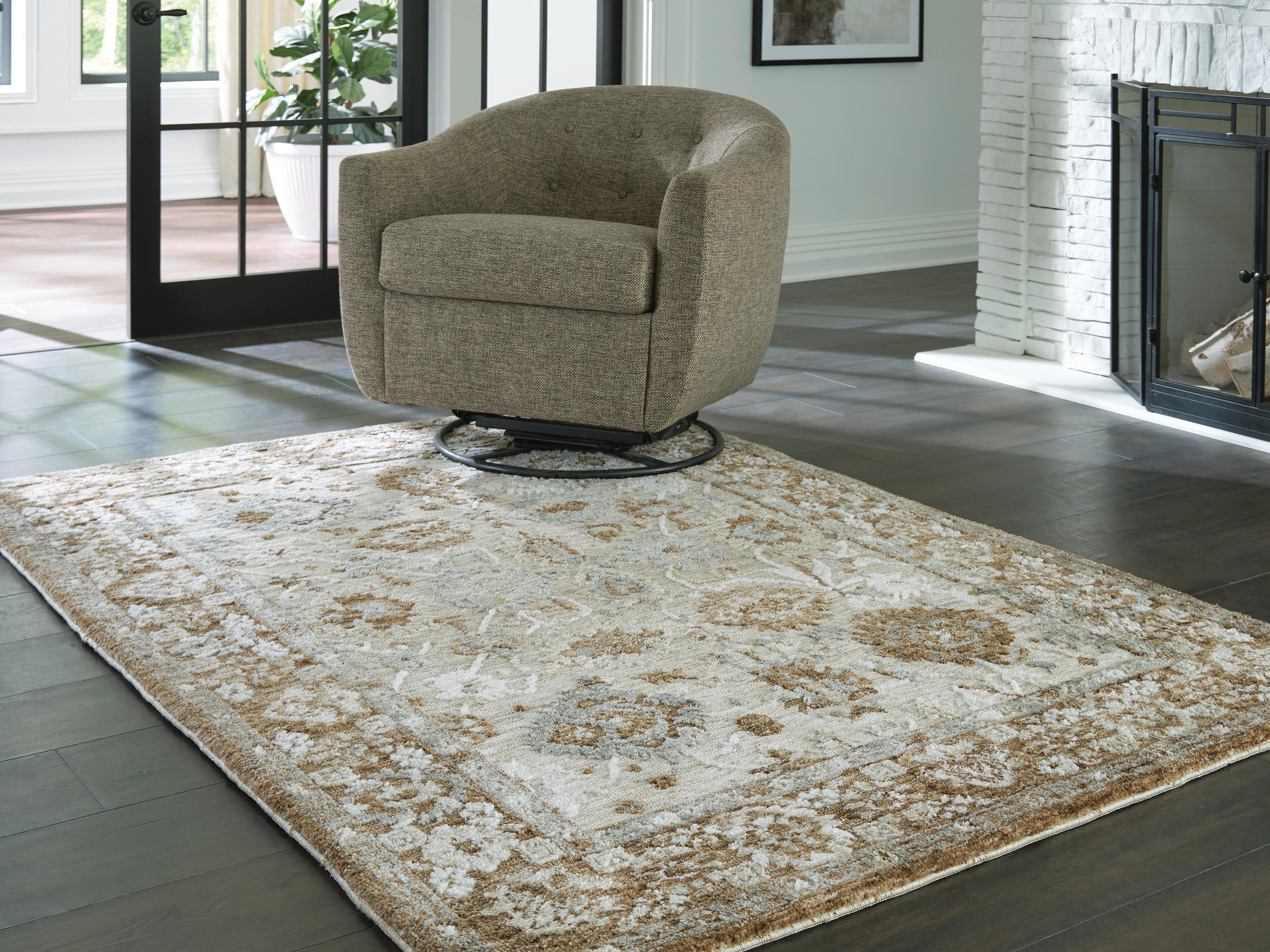 Ainswick Memory Foam Medium Rug, Brown/Beige/Gray, rollover