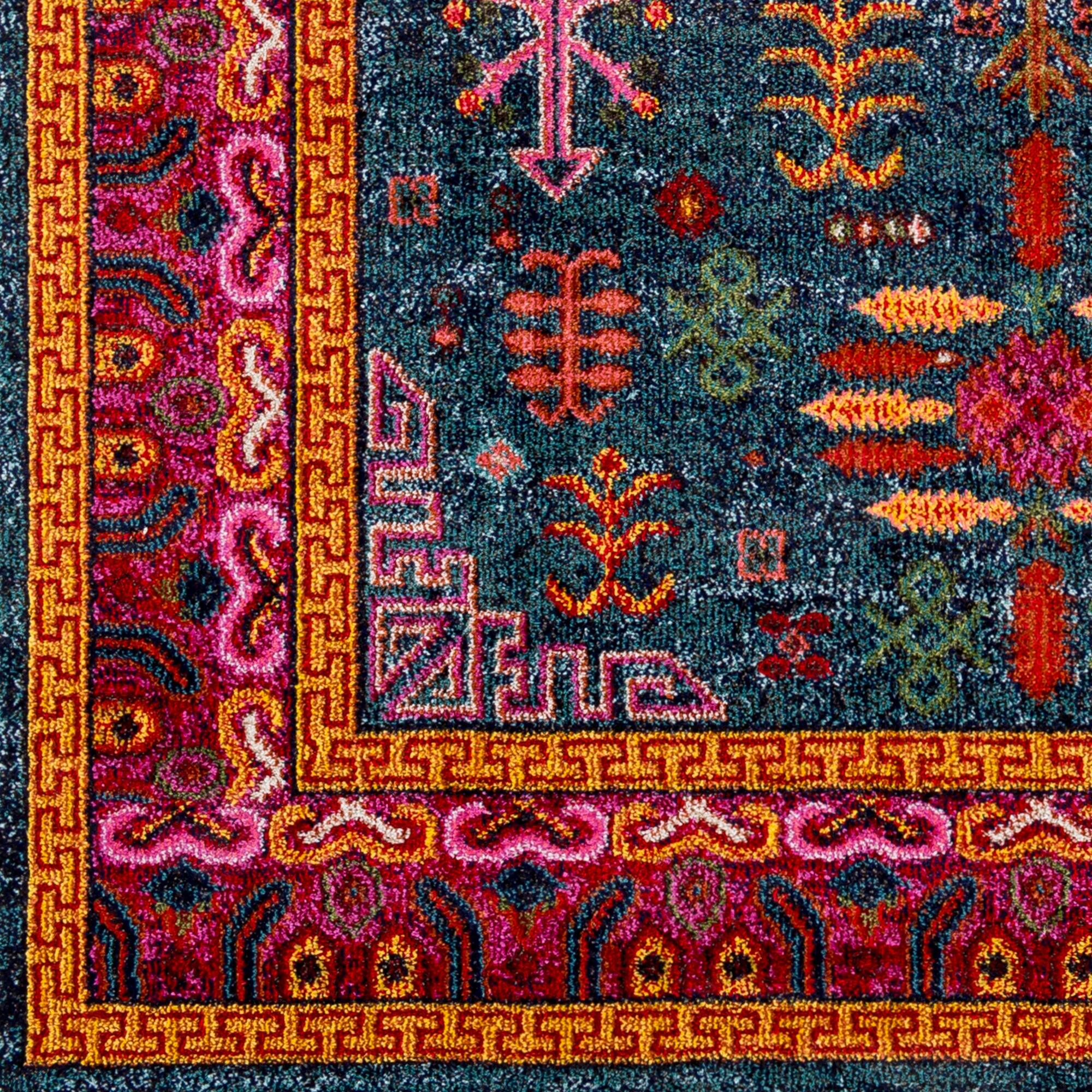 Rectangular 5'3" X 7'3" Area Rug, Multi, large
