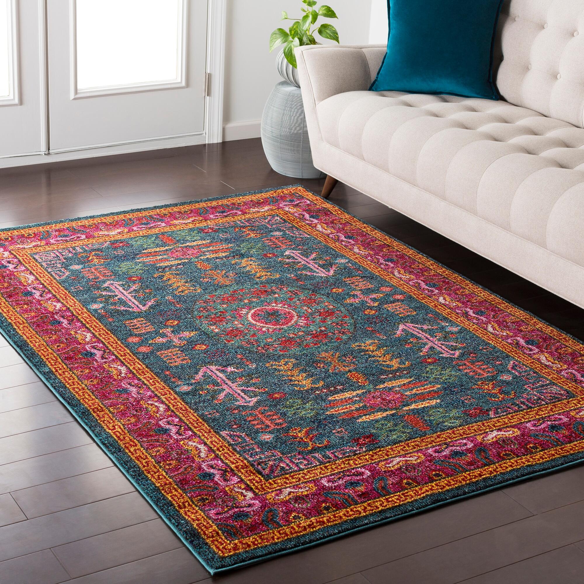 Rectangular 7'10" X 10'3" Area Rug, Multi, large