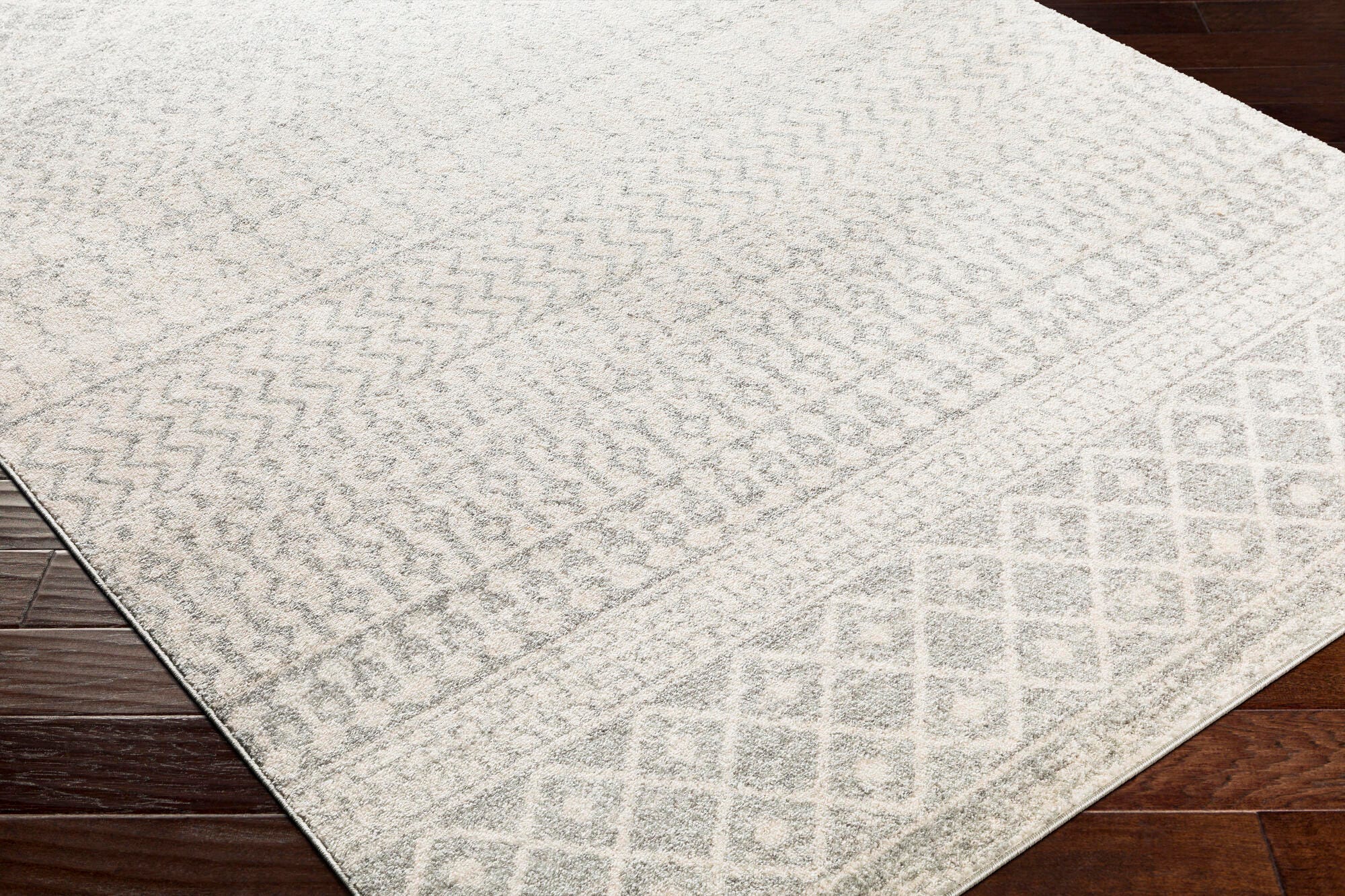 Surya Elaziz Moroccan Boho Area Rug, 3'11" x 5'7", Gray, Gray, rollover