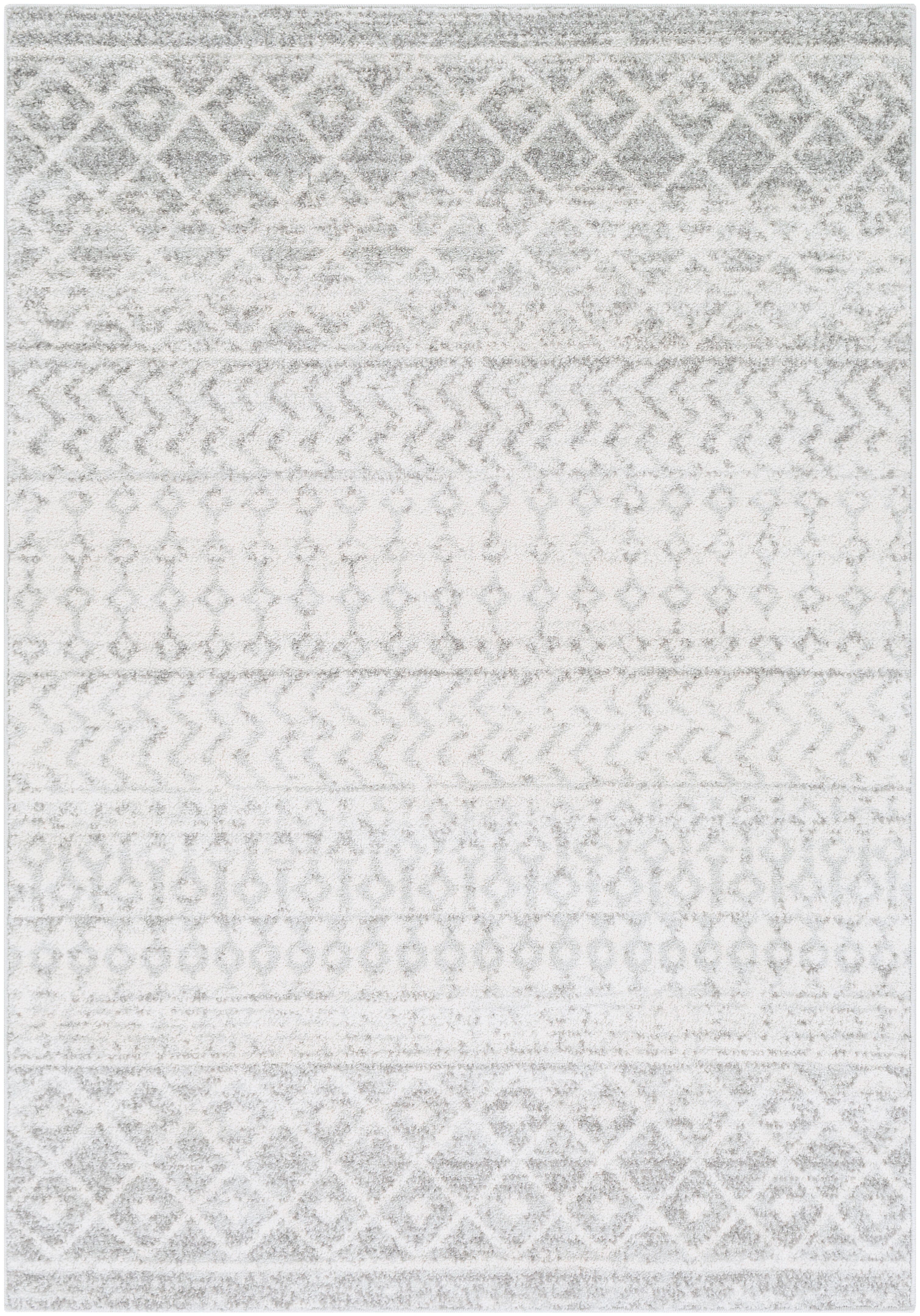 Surya Elaziz Moroccan Boho Area Rug, 3'11" x 5'7", Gray, Gray, large