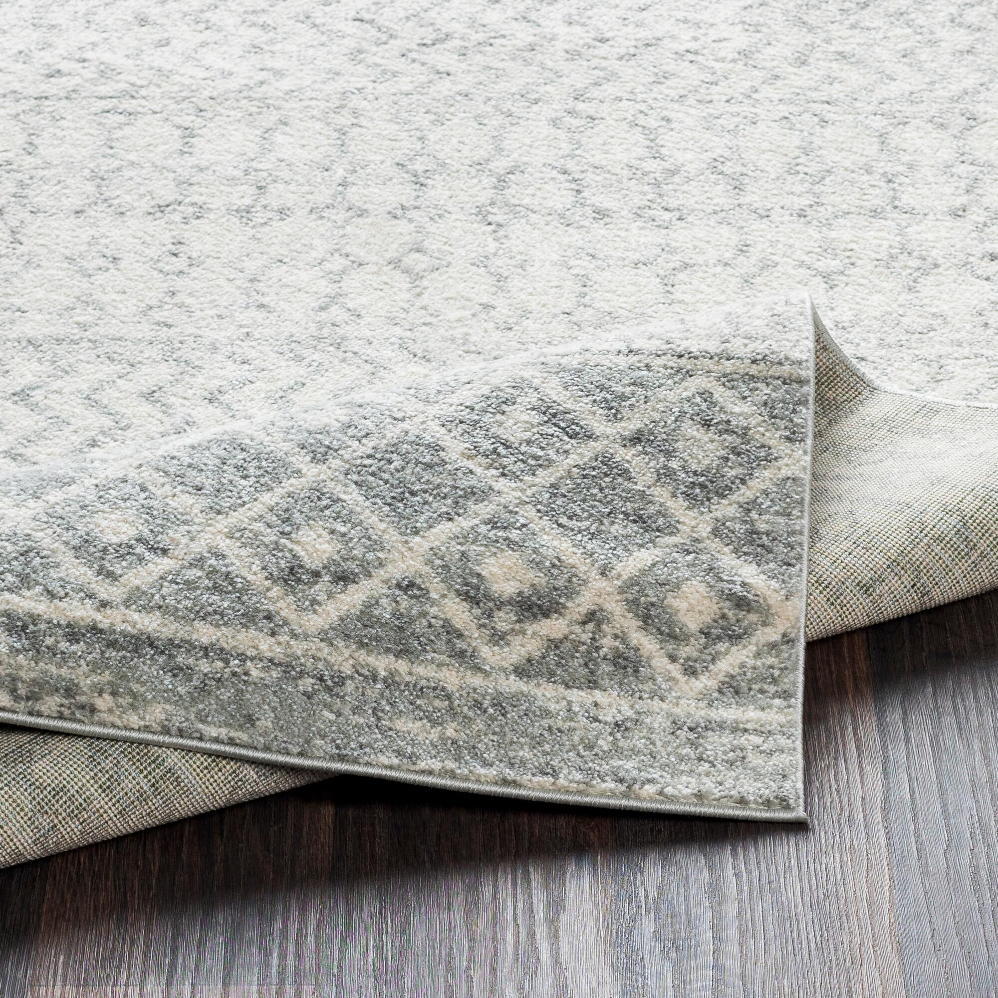 Surya Elaziz Moroccan Boho Area Rug, 5'3" x 7'6", Gray, Gray, large