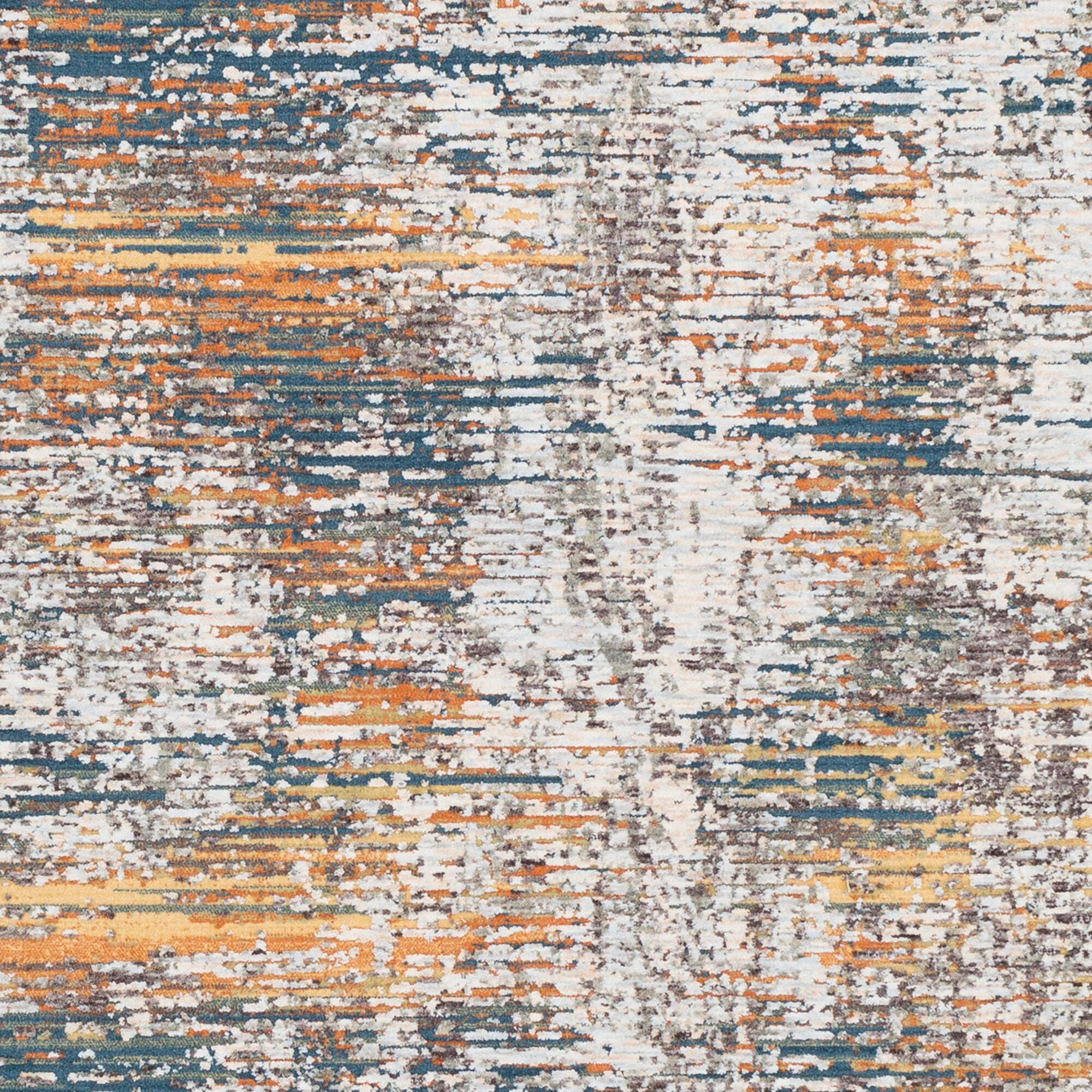 Distressed Pattern Area Rug, Multi, large