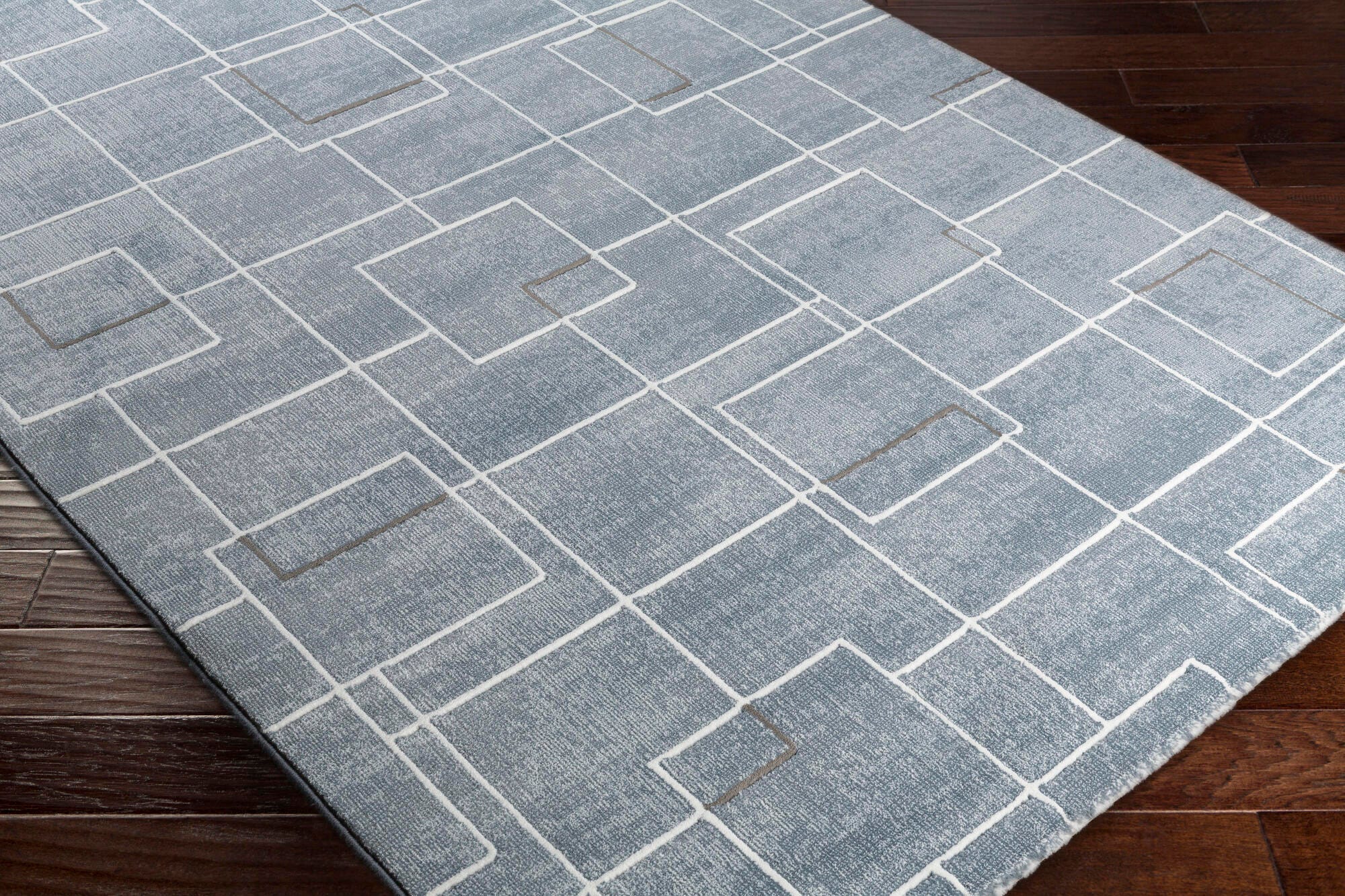 Modern 5'3" X 7'6" Area Rug, Multi, large